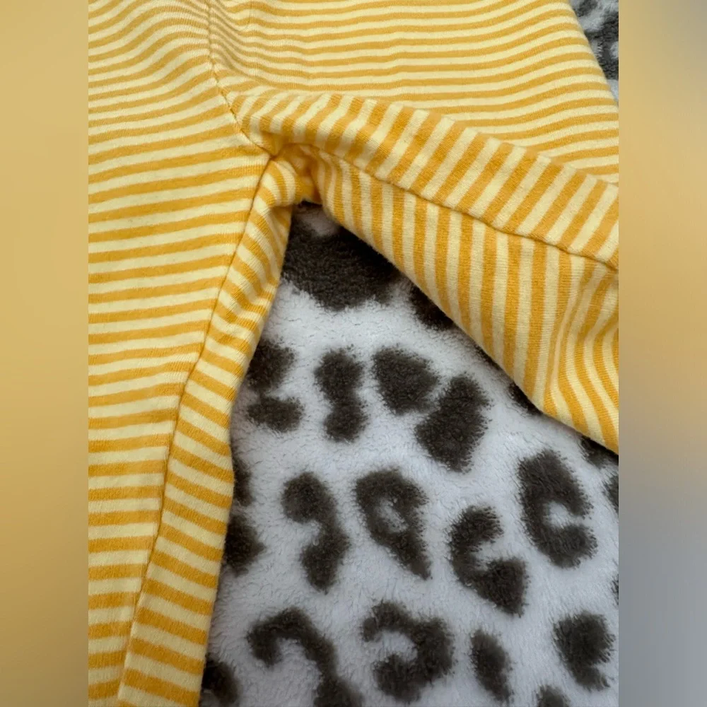 babyGap Striped Leggings with Lace Trim in Yellow Size Toddler 3 Years